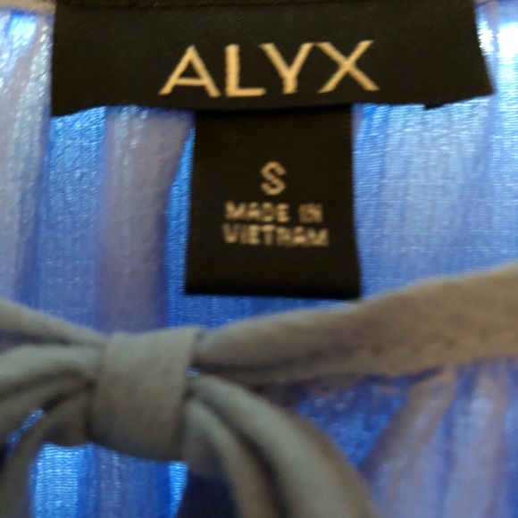 Light Blue Flattering  3/4 length Sleeve Blouse - Picture 2 of 5